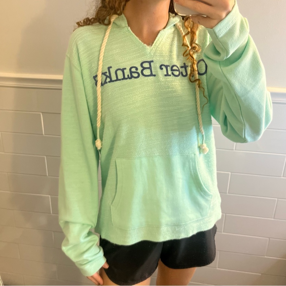 Teal Outer Banks Hoodie
